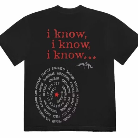 Travis Scott Utopia Circus Maximus 2023 Tour Tee Size Small - Picture 2 of 2